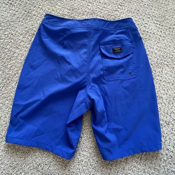Abercrombie & Fitch Mens Royal Blue Swim Trunks Board Shorts Sz 28 Beach Mesh - Picture 5 of 8